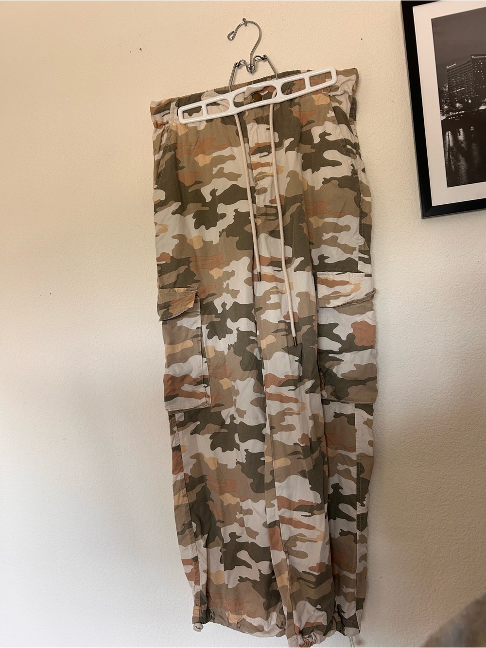 Camo jogger pants